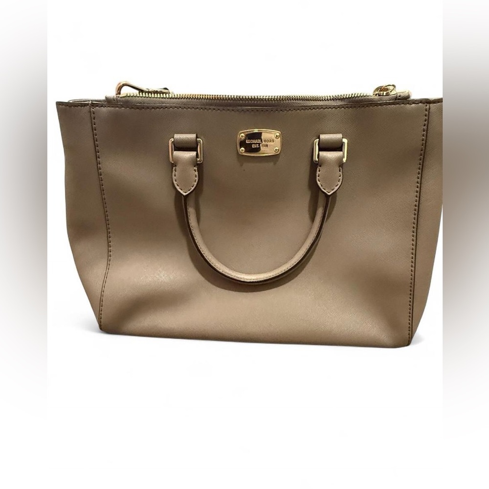 Michael Kors Kellen Medium Purse - Taupe, Never Worn